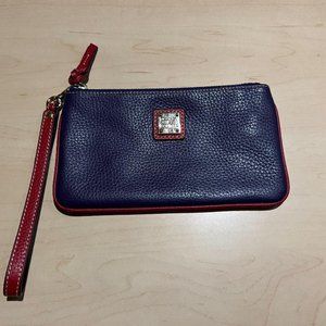 Dooney & Bourke pebble leather wristlet